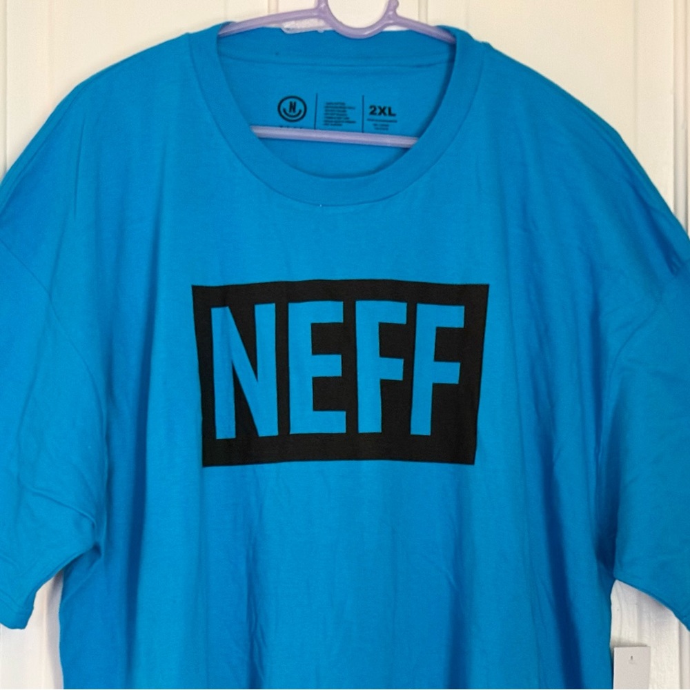 Neff Blue Short Sleeve Tee Vibrant Casual Wear XXL